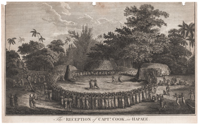 The Reception of Capt Cook in Hapaee